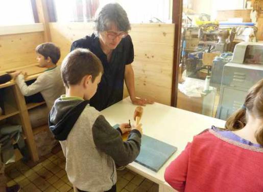 atelier pédagogique cuir