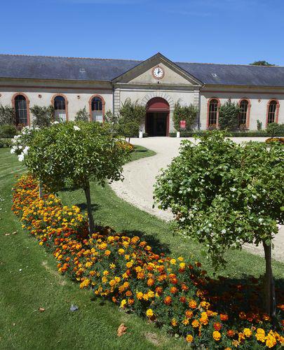 vue sur la cour extérieure du Haras d'Hennebont