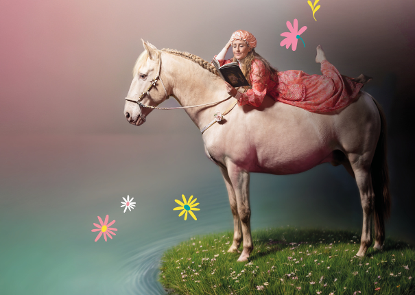 affiche spectacle chevaux
