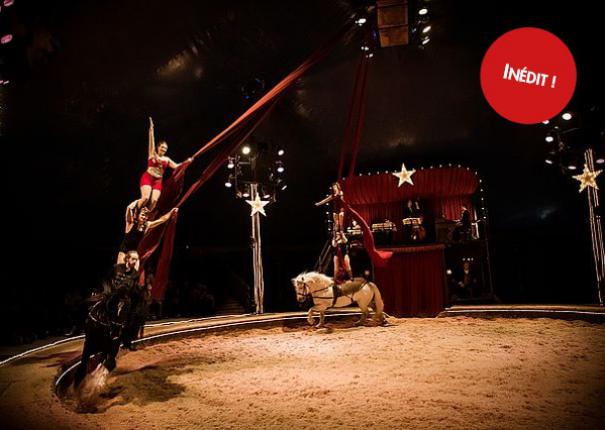 cabaret équestre sous chapiteau au haras d'hennebont
